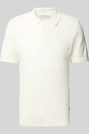 Blend Super Skinny Fit Poloshirt mit Strukturmuster Modell 