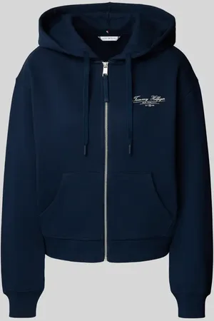 Tommy Hilfiger Regular Fit Sweatjacke aus reiner Baumwolle in , Größe L