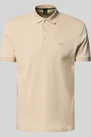 HUGO BOSS Regular Fit Poloshirt mit Label-Stitching Modell 