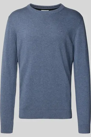 TOM TAILOR Regular Fit Strickpullover aus reiner Baumwolle mit Rundhalsausschnitt in , Größe S