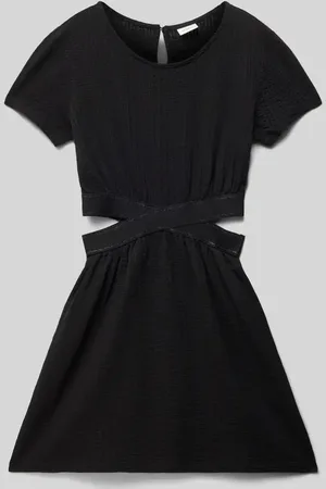 QS by s.Oliver Tailliertes Freizeitkleid mit Cut Outs in , Größe 140