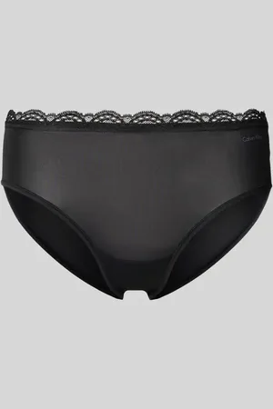 Calvin Klein Slip mit Spitzenbesatz in , Größe L