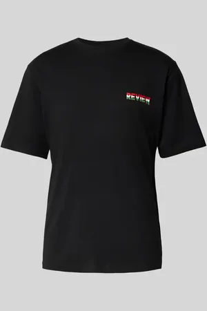 Review T-Shirt mit Label-Print in , Größe L
