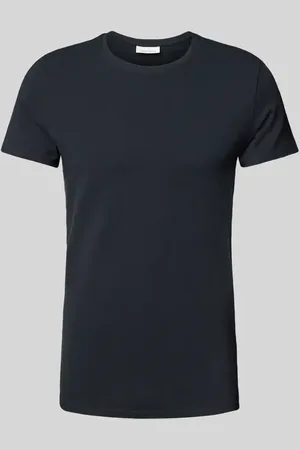 Casual Friday T-Shirt mit geripptem Rundhalsausschnitt in , Größe XXL