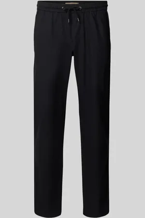 Blend Regular Fit Leinenhose mit Tunnelzug Modell 