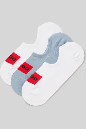 HUGO BOSS Füßlinge mit Label-Detail im 3er-Pack in , Größe 39-42