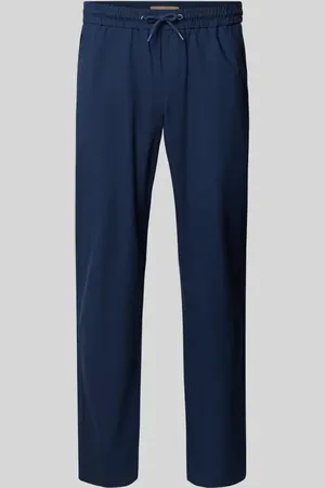 Blend Regular Fit Leinenhose mit Tunnelzug Modell 