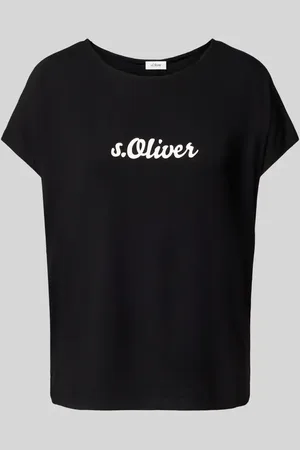 QS by s.Oliver Loose Fit T-Shirt mit überschnittenen Schultern in , Größe 34
