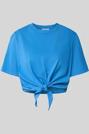 Rich & Royal Cropped T-Shirt mit Knotendetail in , Größe L