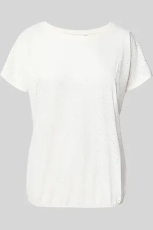 TOM TAILOR Loose Fit T-Shirt aus Ajour in , Größe L