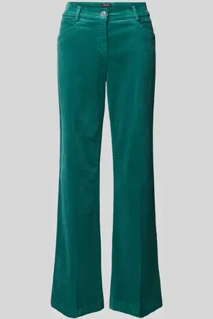 Toni Flared Cordhose mit Bügelfalten Modell 