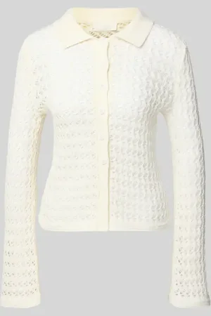 Lena Gercke Strickjacke mit Umlegekragen Modell 