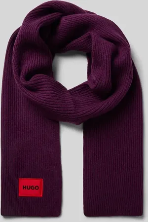 HUGO BOSS Schal mit Label-Patch Modell 