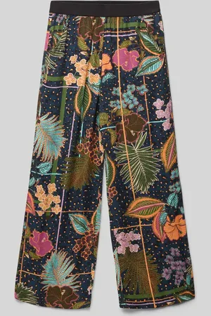 QS by s.Oliver Loose Fit Weite Hose aus reiner Viskose in , Größe 146