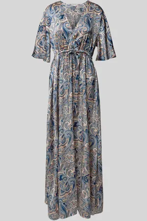 B YOUNG Maxikleid mit V-Ausschnitt Modell 