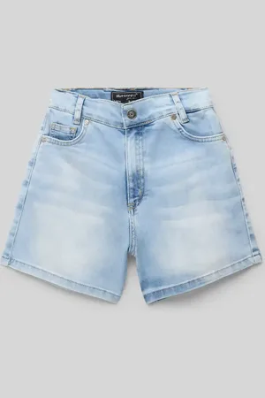 Blue Effect Regular Fit Jeansshorts mit Label-Patch in , Größe 140