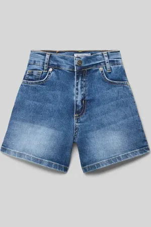Blue Effect Regular Fit Jeansshorts mit Label-Patch in , Größe 146