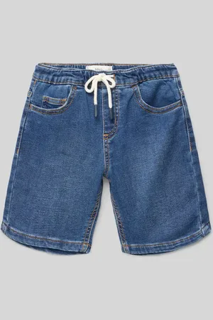 MANGO Regular Fit Jeansshorts mit Tunnelzug in , Größe 116