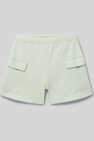 Champion Regular Fit Sweatshorts mit Logo-Patch in , Größe 152