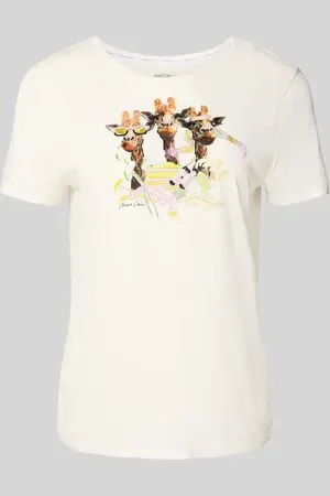 Marc Cain T-Shirt mit Rundhalsausschnitt in , Größe 34