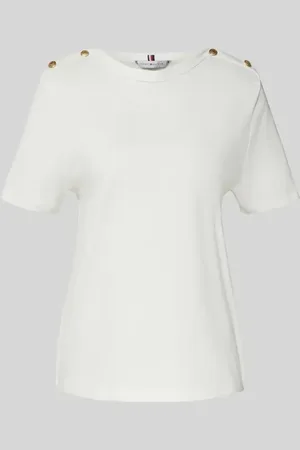 Tommy Hilfiger Regular Fit T-Shirt aus reiner Baumwolle in , Größe L