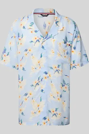 Tommy Hilfiger Regular Fit Bowling-Hemd aus Modal-Viskose-Mix in , Größe L