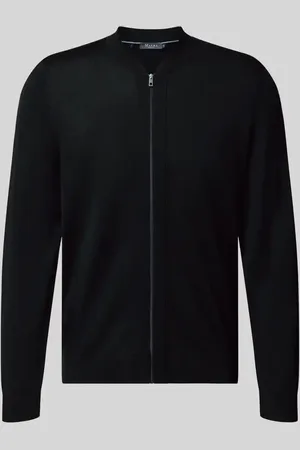 Maerz Strickjacke aus Schurwolle mit Reißverschluss in , Größe 48