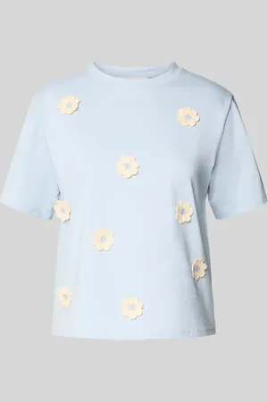 MANGO T-Shirt mit floralen Stickereien Modell 