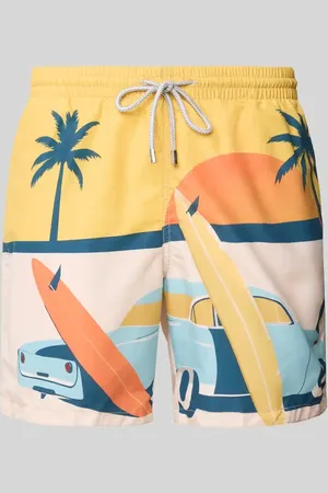 Zeybra Regular Fit Badehose mit Label-Patch Modell 