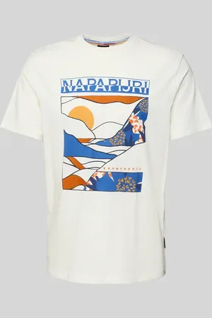 Napapijri T-Shirt mit Label-Motiv-Print Modell 
