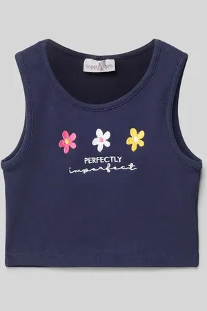 happy girls Tanktop mit Motiv-Stitchings in , Größe 104