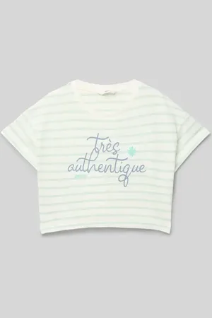 MANGO T-Shirt mit Statement-Print in , Größe 128