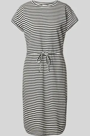 B YOUNG Knielanges Kleid mit Tunnelzug Modell 