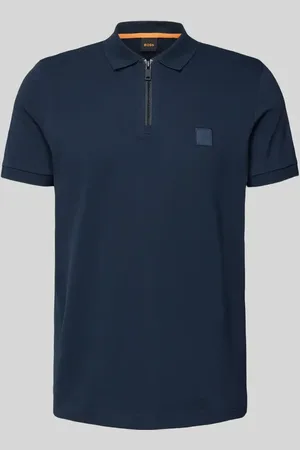 HUGO BOSS Poloshirt mit Label-Patch in , Größe L