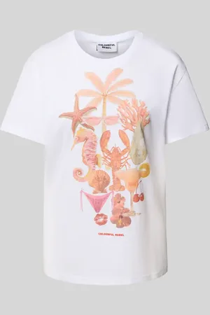 Colourful rebel Loose Fit T-Shirt mit Motiv-Print Modell 
