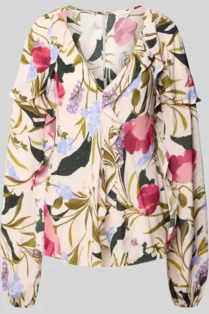 Ted Baker Regular Fit Bluse mit V-Ausschnitt Modell 