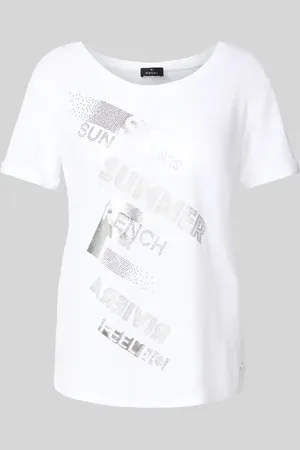 monari T-Shirt mit Statement-Prints in , Größe 34