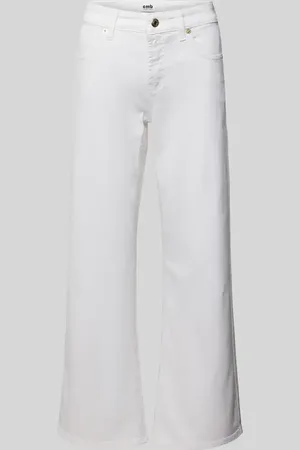 Cambio Straight Leg Jeans mit verkürztem Schnitt Modell 
