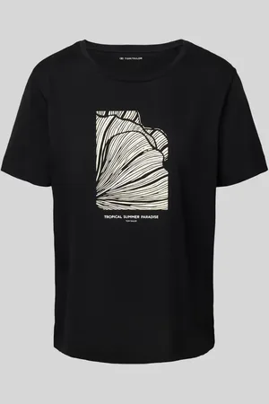 TOM TAILOR Regular Fit T-Shirt aus reiner Baumwolle in , Größe L