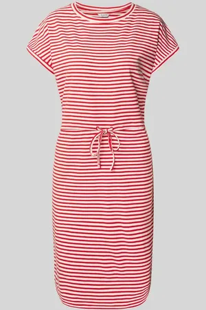 B YOUNG Knielanges Kleid mit Tunnelzug Modell 