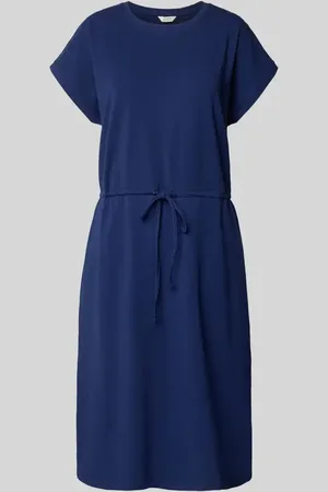 B YOUNG Knielanges Kleid mit Tunnelzug Modell 