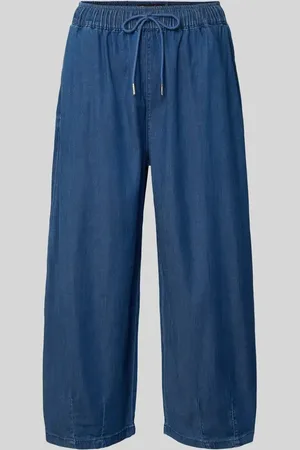 Buena Vista Flared Stoffhose in Denim-Optik Modell 