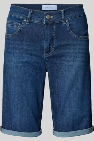 Angels Regular Fit Jeansbermudas im 5-Pocket-Design in , Größe 34