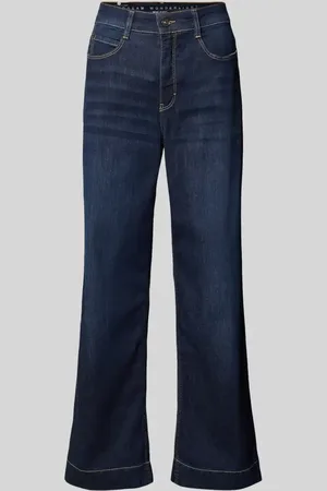 Mac Wide Leg Jeans im 5-Pocket-Design in , Größe 32