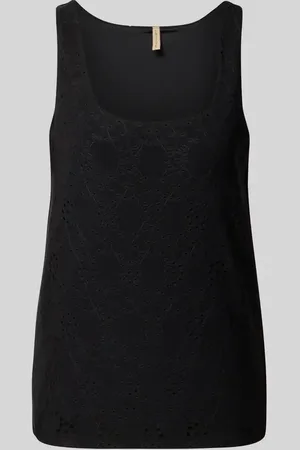 soyaconcept Top mit Lochstickerei Modell 