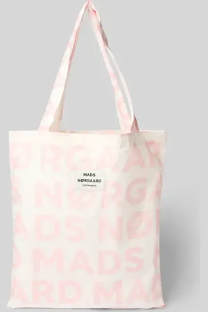 Mads Norgaard Handtasche mit Label-Patch Modell 