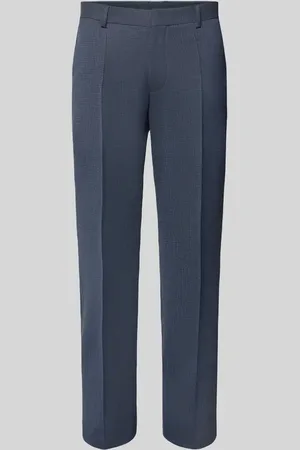 HUGO BOSS Regular Fit Anzughose mit Bügelfalten Modell 