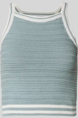 Review Crop Stricktop mit Rundhalsausschnitt in , Größe L