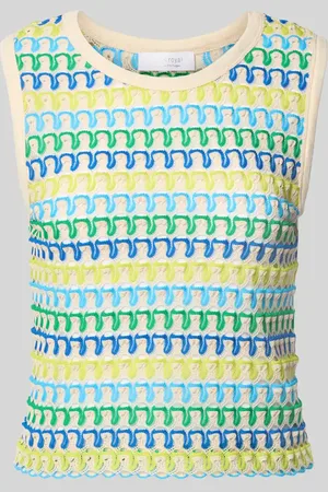 Rich & Royal Stricktop mit Rundhalsausschnitt in , Größe L