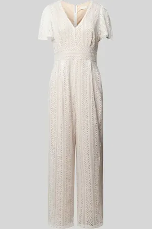 Apricot Jumpsuit mit V-Ausschnitt in , Größe L